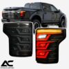 Micas Traseras Con Barras LED O Y Luces Secuenciales Ambar Ford F150