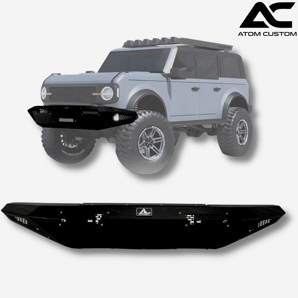 Defensa De Uso Rudo Con Luz Led Bronco Atom Custom