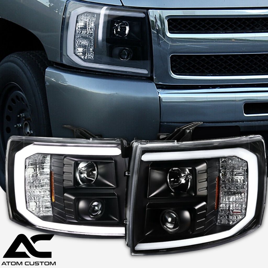 Faros LED U ojo de ángel Silverado 2007 2014 Atom Custom