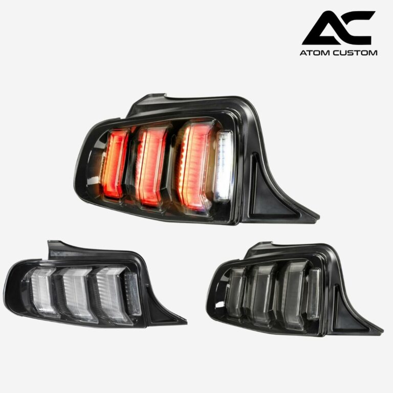 Micas Traseras Ahumadas Led Mustang Atom Custom