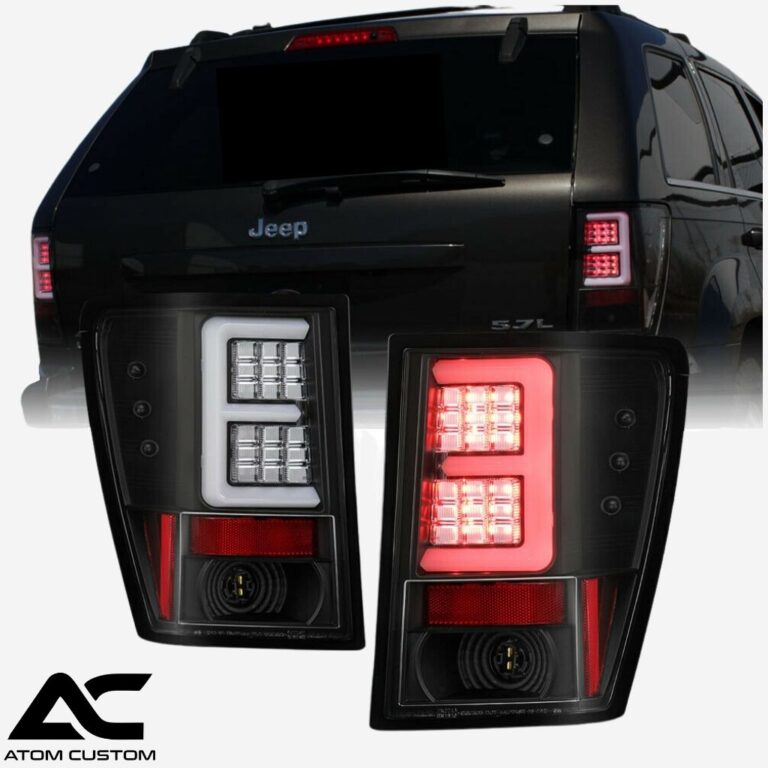 Micas Traseras Con Barra Led En Forma De Grand Cherokee Atom Custom